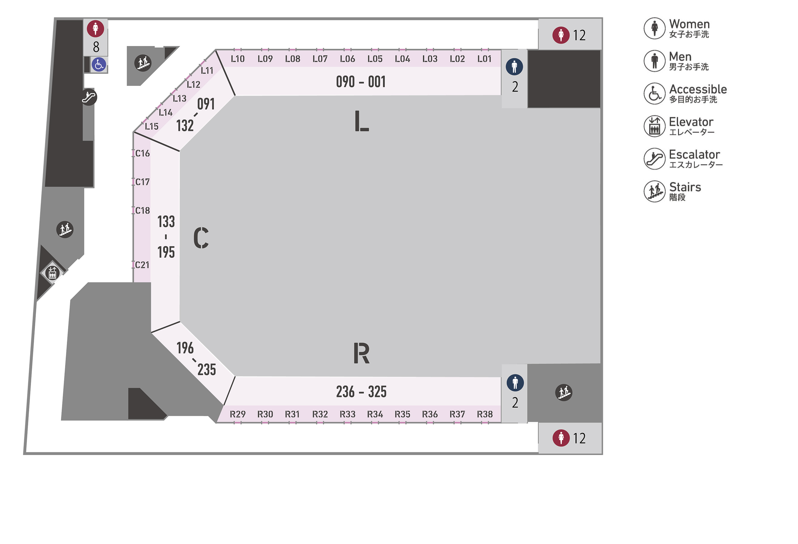 1F フロアマップ